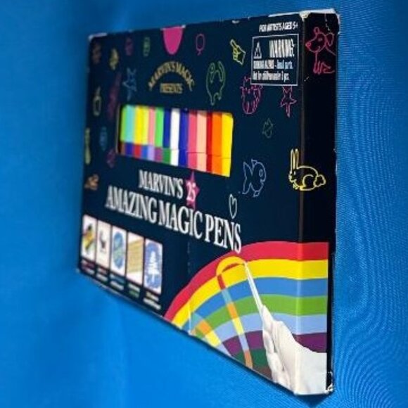 MARVIN'S 25 PACK AMAZING MAGIC PENS / MAGIC ART MAGIC PENS PLUS ERASABLE PENS!! - Picture 13 of 15